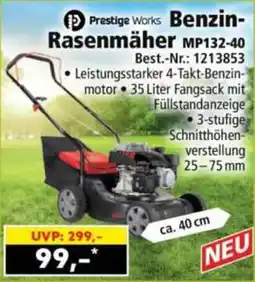 Norma Prestige Works Benzin Rasenmäher MP132-40 Angebot