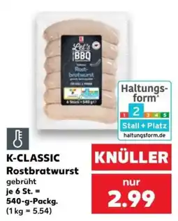 Kaufland K-CLASSIC Rostbratwurst Angebot