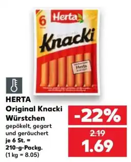 Kaufland HERTA Original Knacki Würstchen Angebot