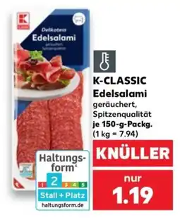 Kaufland K-CLASSIC Edelsalami Angebot