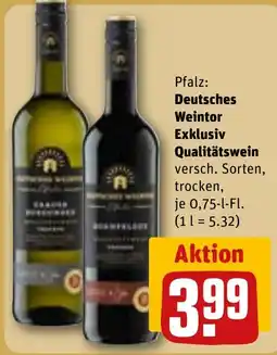 Sonderpreis Baumarkt Deutsches Weintor Exklusiv Qualitätswein Angebot
