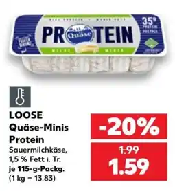 Kaufland Quäse-Minis Protein Angebot