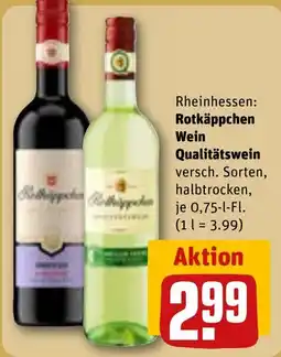 Sonderpreis Baumarkt Rotkäppchen Wein Angebot