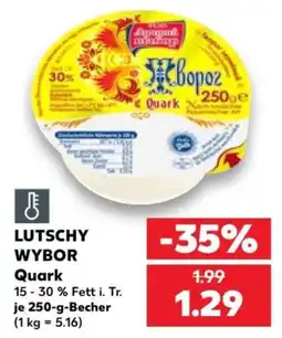 Kaufland LUTSCHY WYBOR Quark Angebot