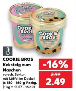Kaufland COOKIE BROS Keksteig zum Naschen Angebot