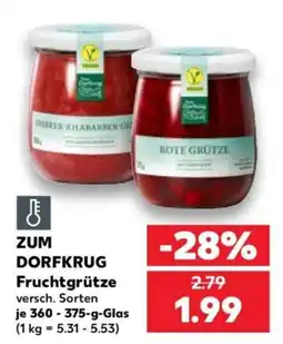 Kaufland ZUM DORFKRUG Fruchtgrütze Angebot