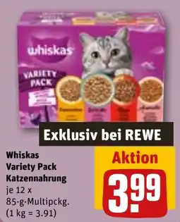 Sonderpreis Baumarkt Whiskas Variety Pack Katzennahrung Angebot