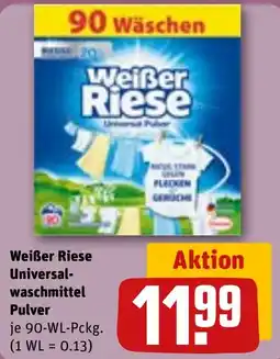Sonderpreis Baumarkt Weißer Riese Universal-waschmittel Pulver Angebot