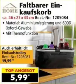 Norma Faltbarer Einkaufskorb Angebot