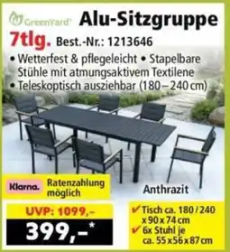 Norma GreenYard Alu-Sitzgruppe Angebot