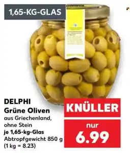 Kaufland DELPHI Grüne Oliven Angebot