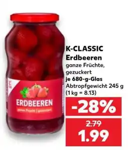 Kaufland K-CLASSIC Erdbeeren Angebot