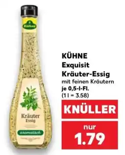 Kaufland KÜHNE Exquisit Kräuter-Essig Angebot