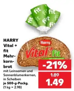 Kaufland HARRY Vital + fit Mehrkornbrot Angebot