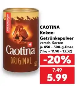 Kaufland Caotina Kakao-Getränkepulver Angebot