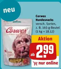 Sonderpreis Baumarkt Corwex Hundesnacks Angebot