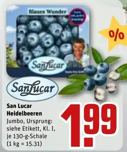 Sonderpreis Baumarkt San Lucar Heidelbeeren Angebot
