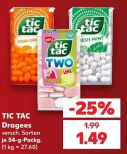 Kaufland TIC TAC Dragees Angebot