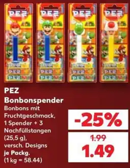 Kaufland PEZ Bonbonsspender Angebot