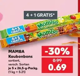 Kaufland MAMBA Kaubonbons Angebot