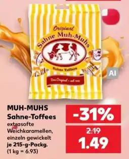 Kaufland MUH-MUHS Sahne-Toffees Angebot