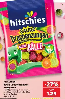 Kaufland hitschies Saure Drachenzungen Brizzl-Bälle Angebot