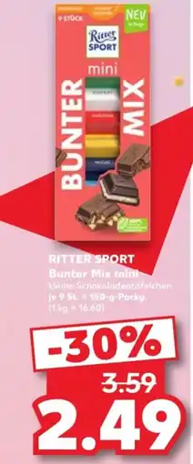 Kaufland Ritter Sport Bunter Mix mini Angebot
