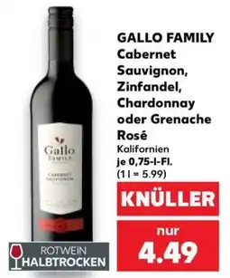 Kaufland Gallo Family Cabernet Sauvignon Angebot