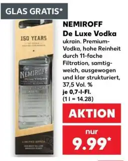 Kaufland NEMIROFF De Luxe Vodka Angebot