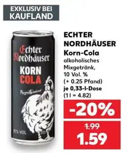 Kaufland Echter Nordhäuser Korn-Cola Angebot