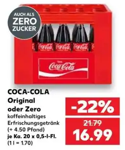 Kaufland Coca-Cola Original Angebot