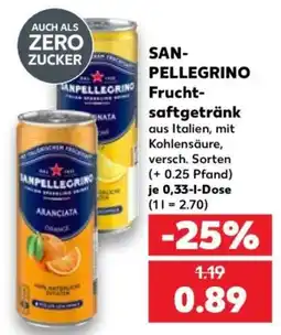 Kaufland SAN-PELLEGRINO Frucht-saftgetränk Angebot