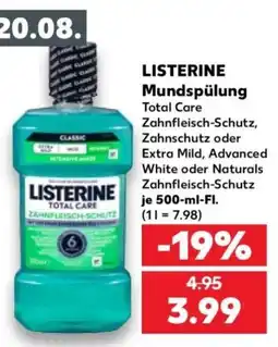 Kaufland Listerine Mundspülung Total Care Angebot
