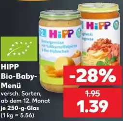 Kaufland HiPP Bio-Baby-Menü Angebot
