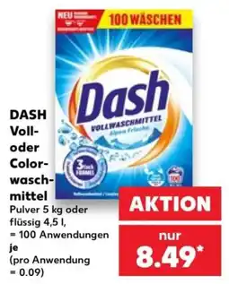 Kaufland Dash Vollwaschmittel Angebot
