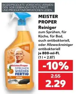 Kaufland Meister Proper Reiniger Angebot