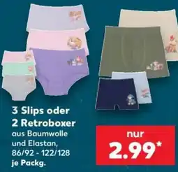 Kaufland 3 Slips oder 2 Retroboxer Angebot