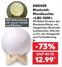Kaufland DENVER Bluetooth-Mondleuchte LBS-150K Angebot