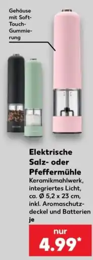 Kaufland Elektrische Salz- oder Pfeffermühle Angebot