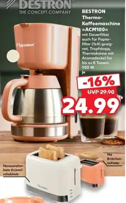 Kaufland BESTRON Thermo-Kaffeemaschine »ACM100« Angebot