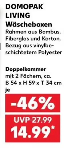 Kaufland DOMOPAK LIVING Wäscheboxen Angebot