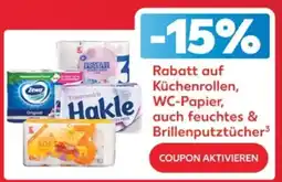 Kaufland Küchenrollen, WC-Papier, feuchtes & Brillenputztücher Angebot