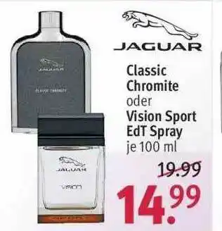 Rossmann Jaguar Classic Chromite Oder Vision Sport Edt Spray Angebot