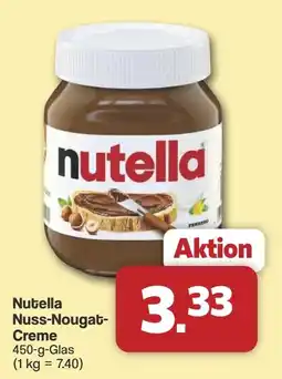 Famila Nord West Nutella Nuss-Nougat-Creme Angebot