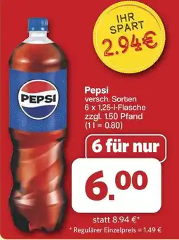 Famila Nord West Pepsi Angebot