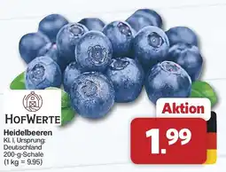 Famila Nord West HOFWERTE Heidelbeeren Angebot