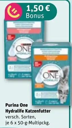 REWE Purina One Hydralife Katzenfutter Angebot