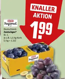 REWE Zwetschgen Angebot