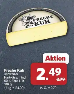 Famila Nord West Freche Kuh schweizer Hartkäse Angebot