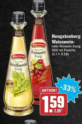 AEZ Hengstenberg Weisswein- Oder Rotwein Essig Angebot